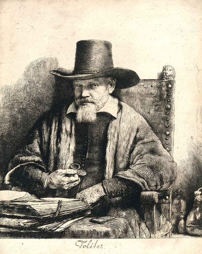 Arnold Tholinx art print by Rembrandt (1650)