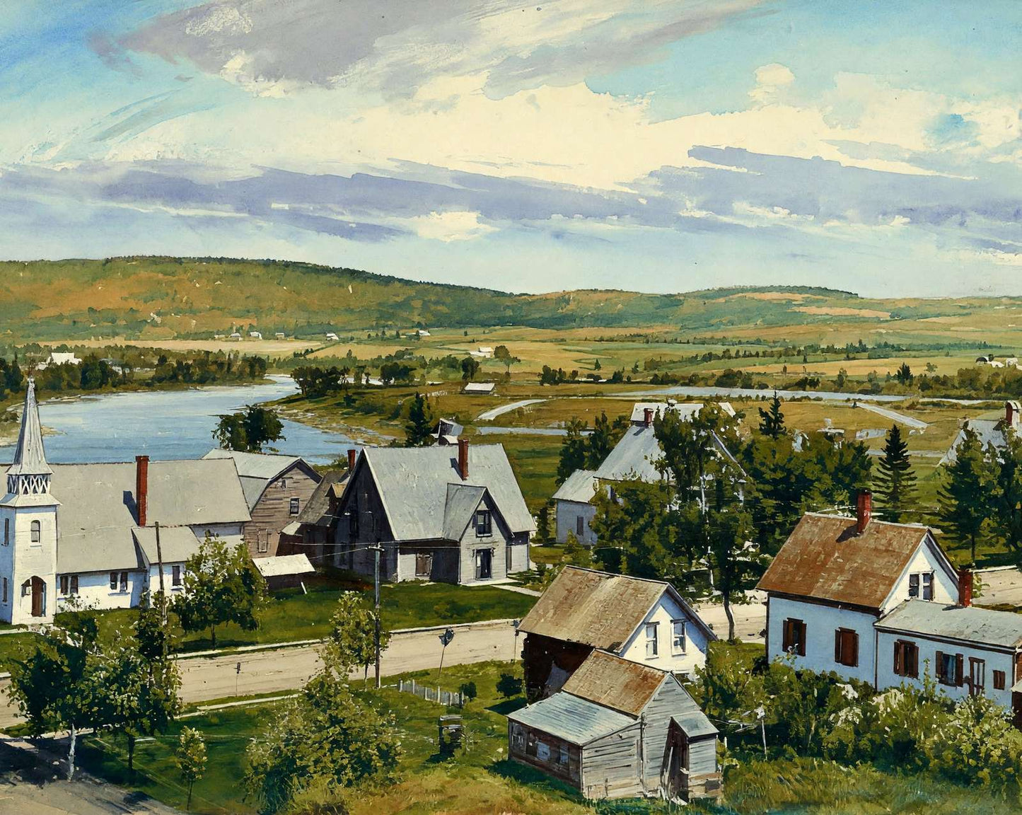Aroostook River by Fort Fairfield