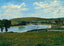 Aroostook River Near Fort Fairfield Maine in 1907 Painting Print (7 Sizes)