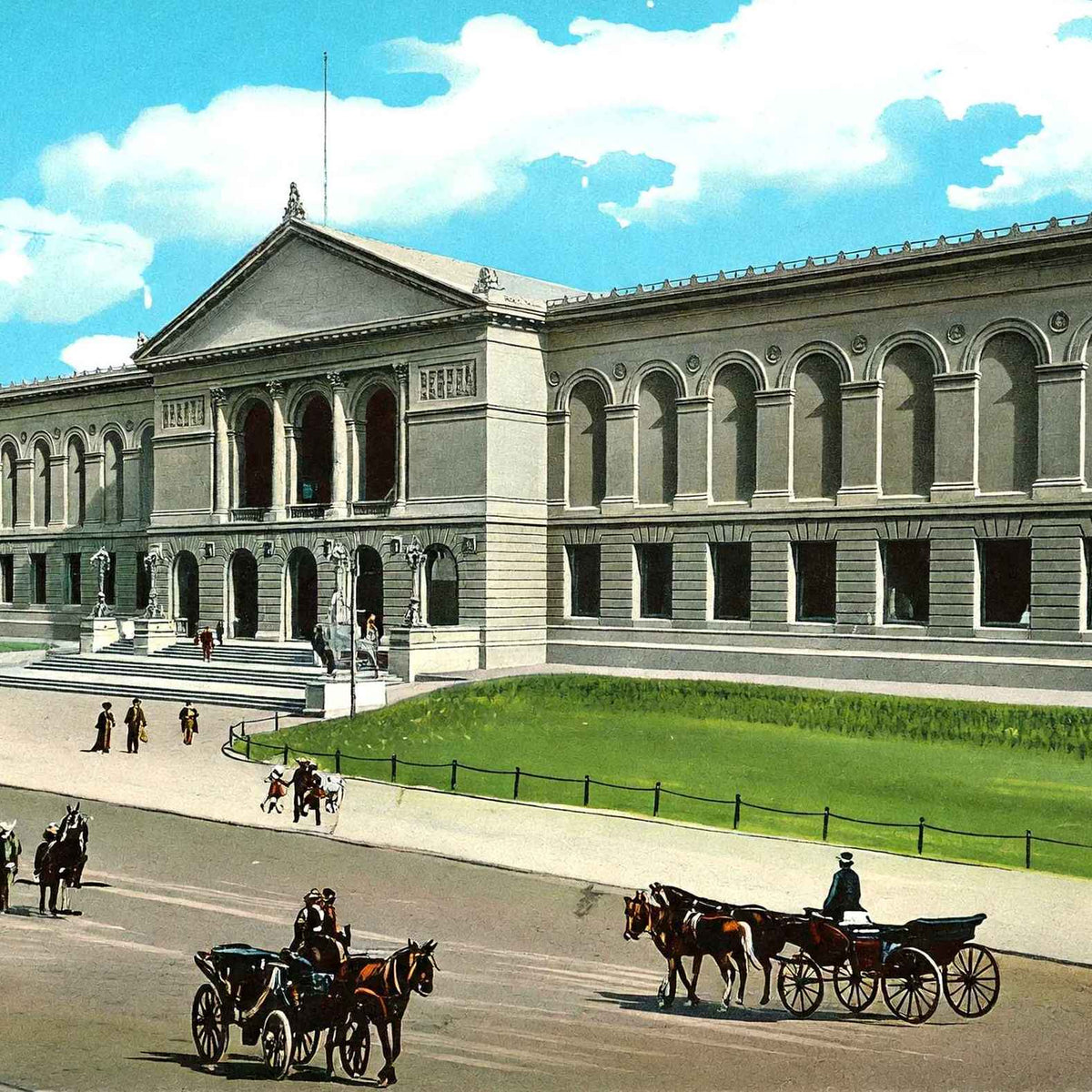 Art Institute Chicago in 1905 Vintage Print (7 Sizes) - Reproduction