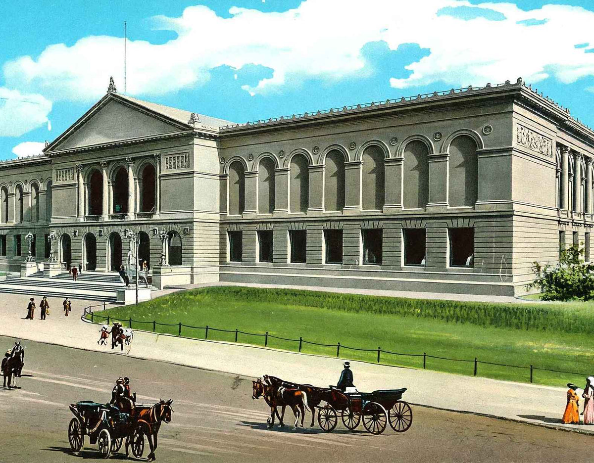Art Institute Chicago in 1905 Vintage Print (7 Sizes) - Reproduction