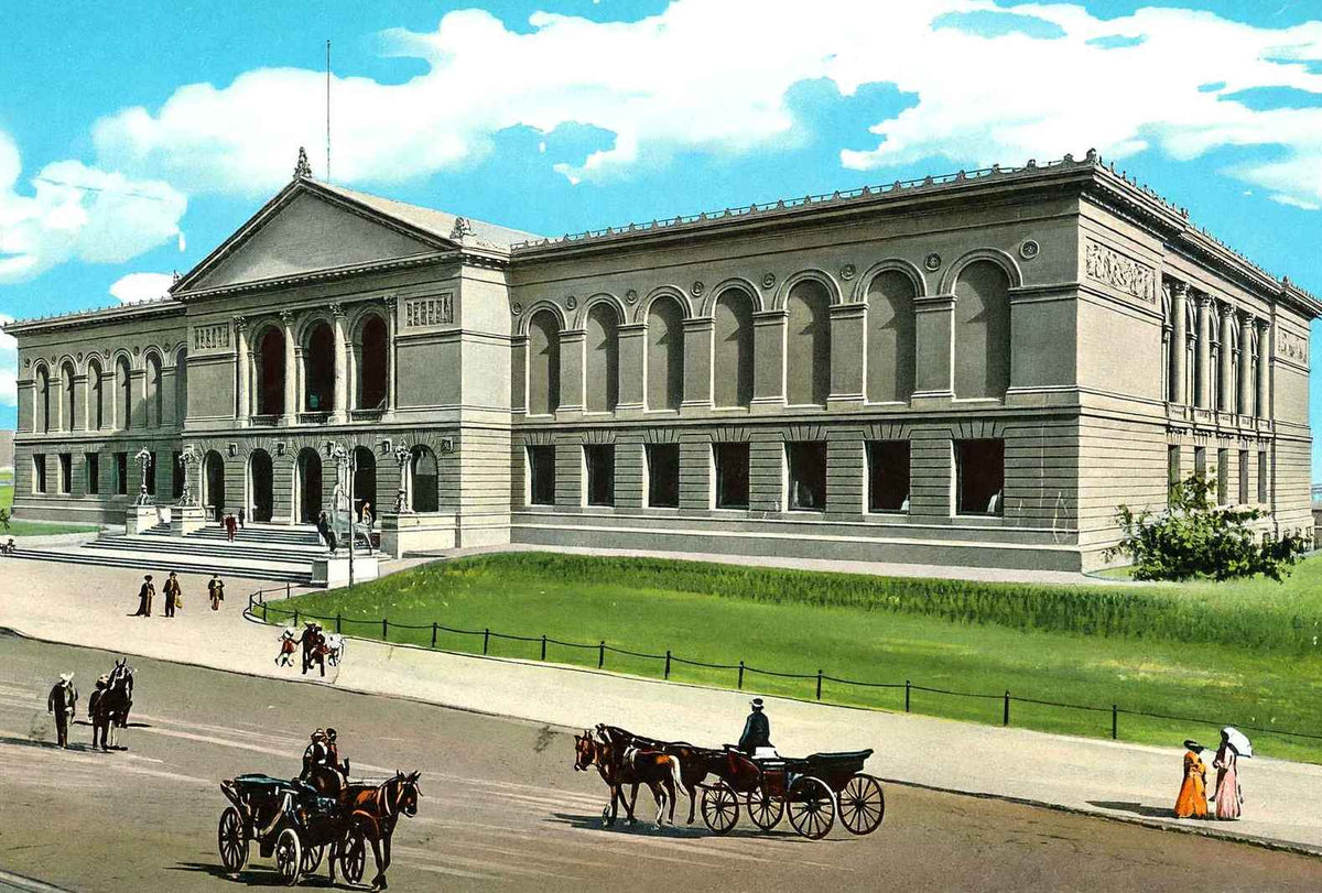 Art Institute Chicago in 1905 Vintage Print (7 Sizes) - Reproduction