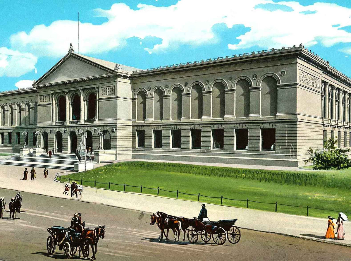 Art Institute Chicago in 1905 Vintage Print (7 Sizes) - Reproduction