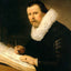 A Scholar 1631 Painting by Rembrandt Art Print (6 Sizes) - Premium Quality