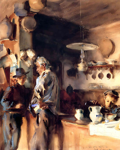 A Spanish Interior 1903 Painting by John Singer Sargent 8x10" Art Print