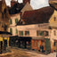 A Square in La Roche Guyon Art Print 1867 Painting by Camille Pissarro (6 Sizes)