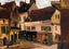 A Square in La Roche Guyon Art Print 1867 Painting by Camille Pissarro (6 Sizes)