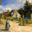 A Street in Pontoise Art Print 1879 Painting by Camille Pissarro (6 Sizes)
