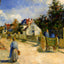 A Street in Pontoise Art Print 1879 Painting by Camille Pissarro (6 Sizes)