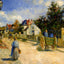 A Street in Pontoise art print by Camille Pissarro (1879)
