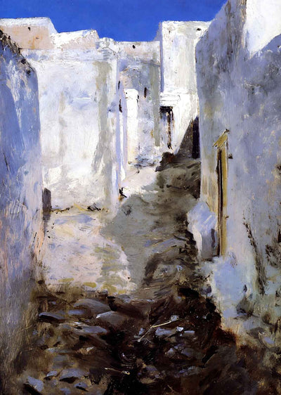 A Street in Algiers 1880 by John Singer Sargent Fine Art Print (6 Sizes)