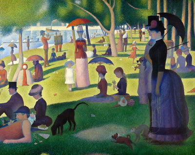 A Sunday Afternoon on the Island of La Grande Jatte Georges Seurat art print