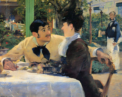 At Father Lathuille's fine art print by Edouard Manet (1879)