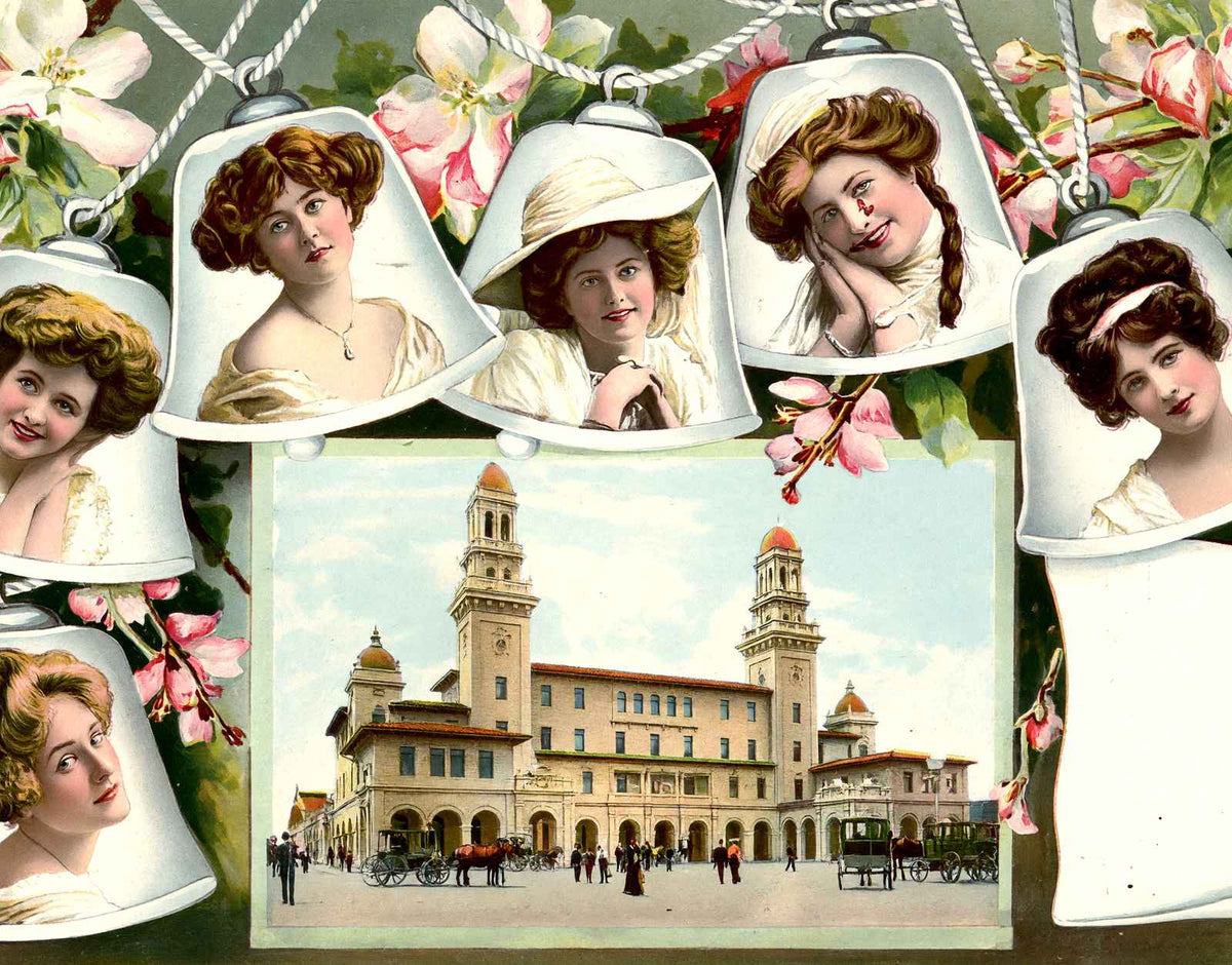 Atlanta Terminal Station Georgia in 1908 Vintage Print (7 Sizes)
