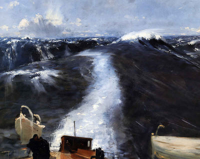 Atlantic Storm art print by John Singer Sargent (1876)
