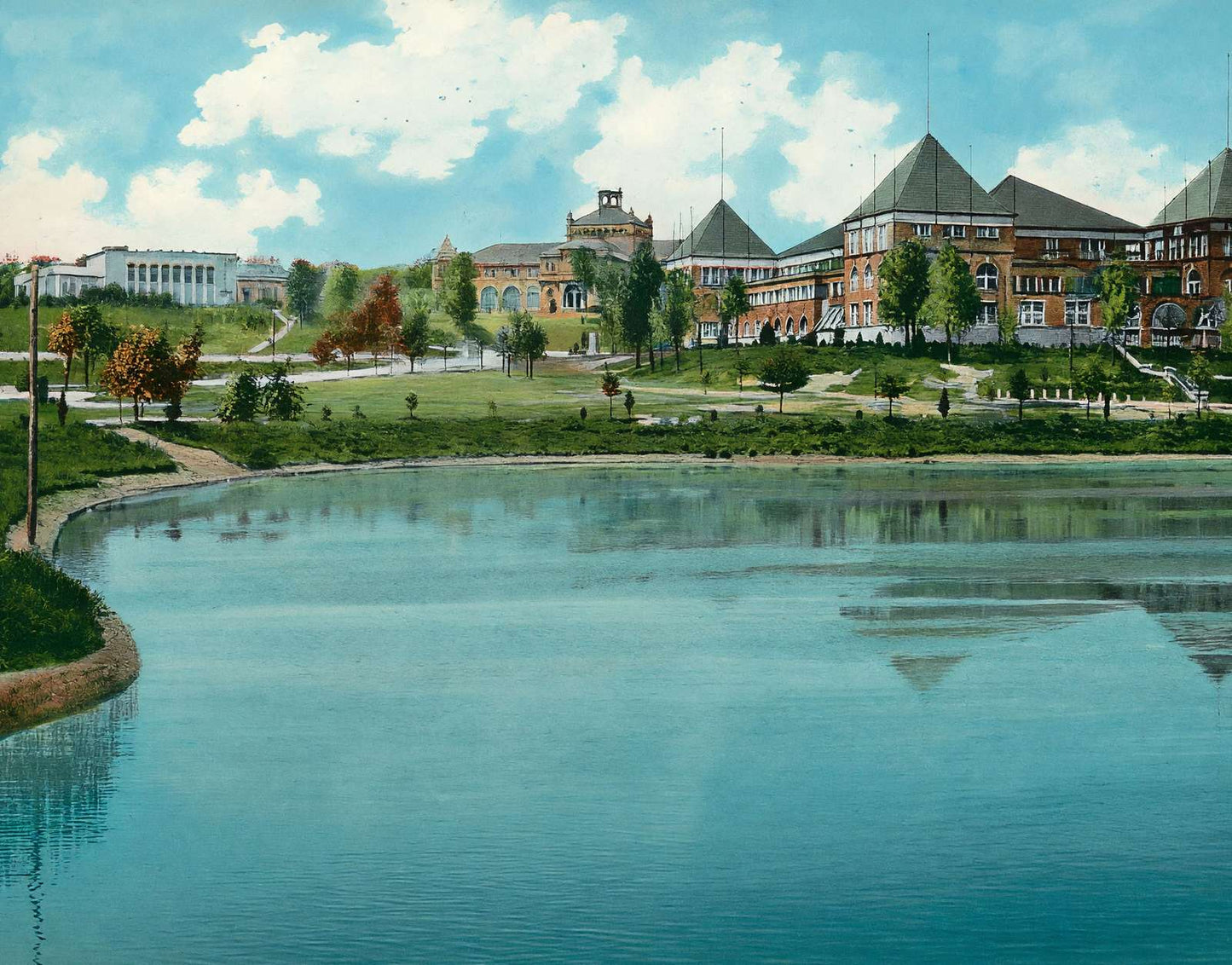 Piedmont Park Atlanta in 1906 Vintage Print (7 Sizes) - High Quality