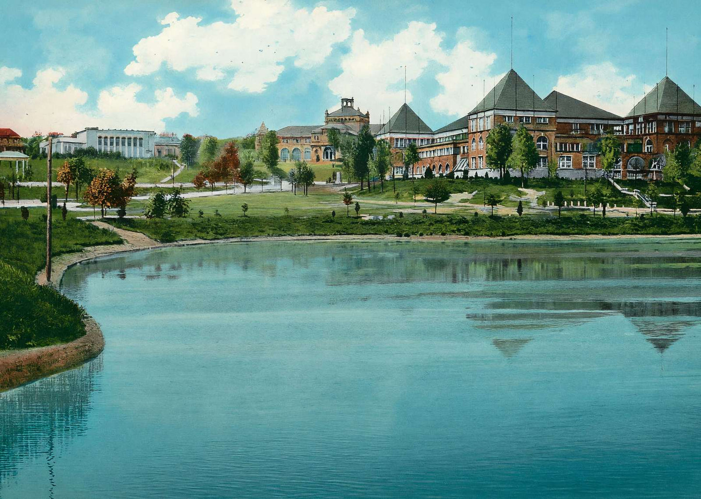 Piedmont Park Atlanta in 1906 Vintage Print (7 Sizes) - High Quality