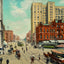 Marietta Street Atlanta in 1906 Art Print (7 Sizes) - Restored