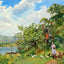 At Sopley Hampshire in 1904 Art Print (7 Sizes) - Retouched