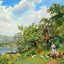 At Sopley Hampshire in 1904 Art Print (7 Sizes) - Retouched