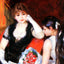 At the Concert (Box at the Opera) Art Print 1880 by Renoir (6 Sizes) - Enhanced