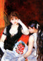 At the Concert (Box at the Opera) Art Print 1880 by Renoir (6 Sizes) - Enhanced