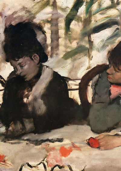 At the Cafe Fine Art Print 1877 Painting by Edgar Degas (6 Sizes)
