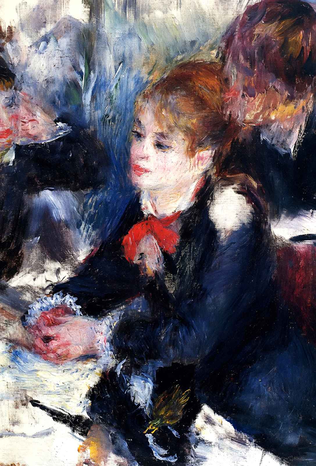 At the Milliner`s 1878 by Pierre-Auguste Renoir Fine Art Print (6 Sizes)