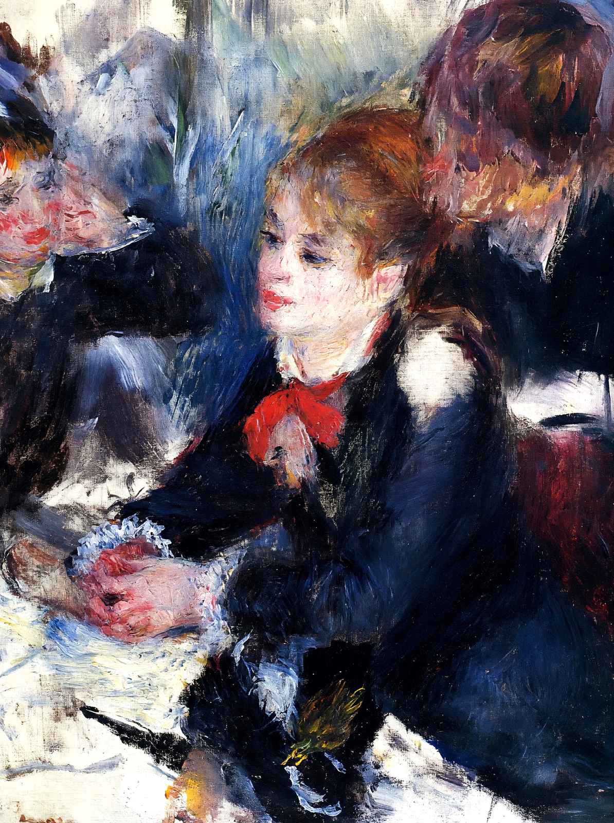 At the Milliner`s 1878 by Pierre-Auguste Renoir Fine Art Print (6 Sizes)