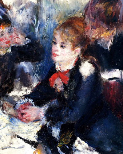 At the Milliner`s art print by Pierre-Auguste Renoir (1878)
