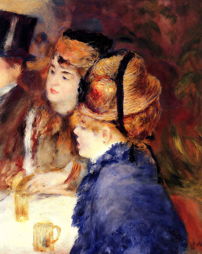 At the Cafe art print by Pierre-Auguste Renoir (1877)