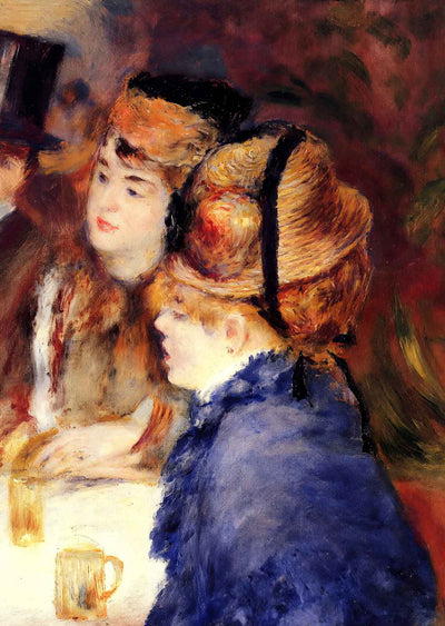 At the Cafe Art Print 1877 Painting by Pierre-Auguste Renoir (6 Sizes)