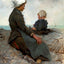 At the Seashore Painting by Anna Bilińska Fine Art Print (6 Sizes) - Enhanced