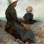 At the Seashore Painting by Anna Bilińska Fine Art Print (6 Sizes) - Enhanced