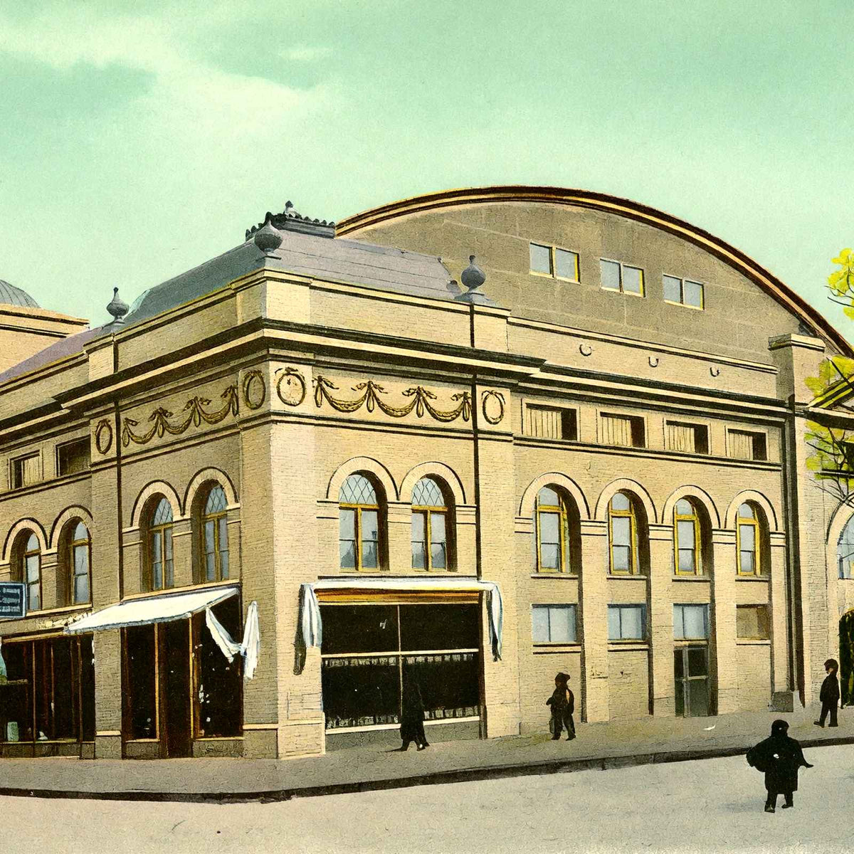 The Auditorium Canton Ohio in 1907 Vintage Print (7 Sizes) - Archival Paper