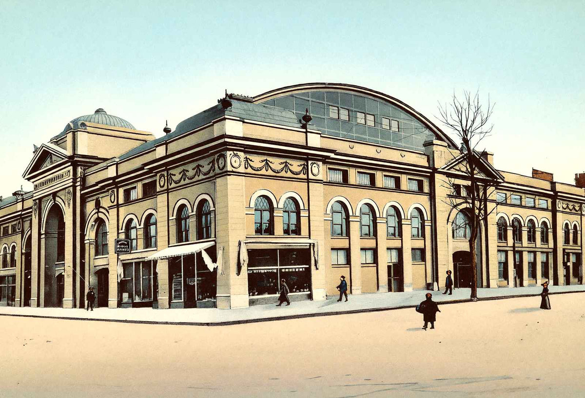 The Auditorium Canton Ohio in 1907 Vintage Print (7 Sizes) - Retouched