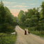 Lovers' Lane Augusta GA in 1905 Vintage Print (7 Sizes) - High Quality