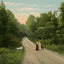 Lovers' Lane Augusta GA in 1905 Vintage Print (7 Sizes) - High Quality
