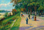 Bay Street Looking East Augusta GA in 1905 Art Print (7 Sizes)
