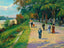 Bay Street Looking East Augusta GA in 1905 Art Print (7 Sizes)