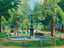 Martin Fountain Greene Street Augusta GA in 1907 Art Print (7 Sizes)