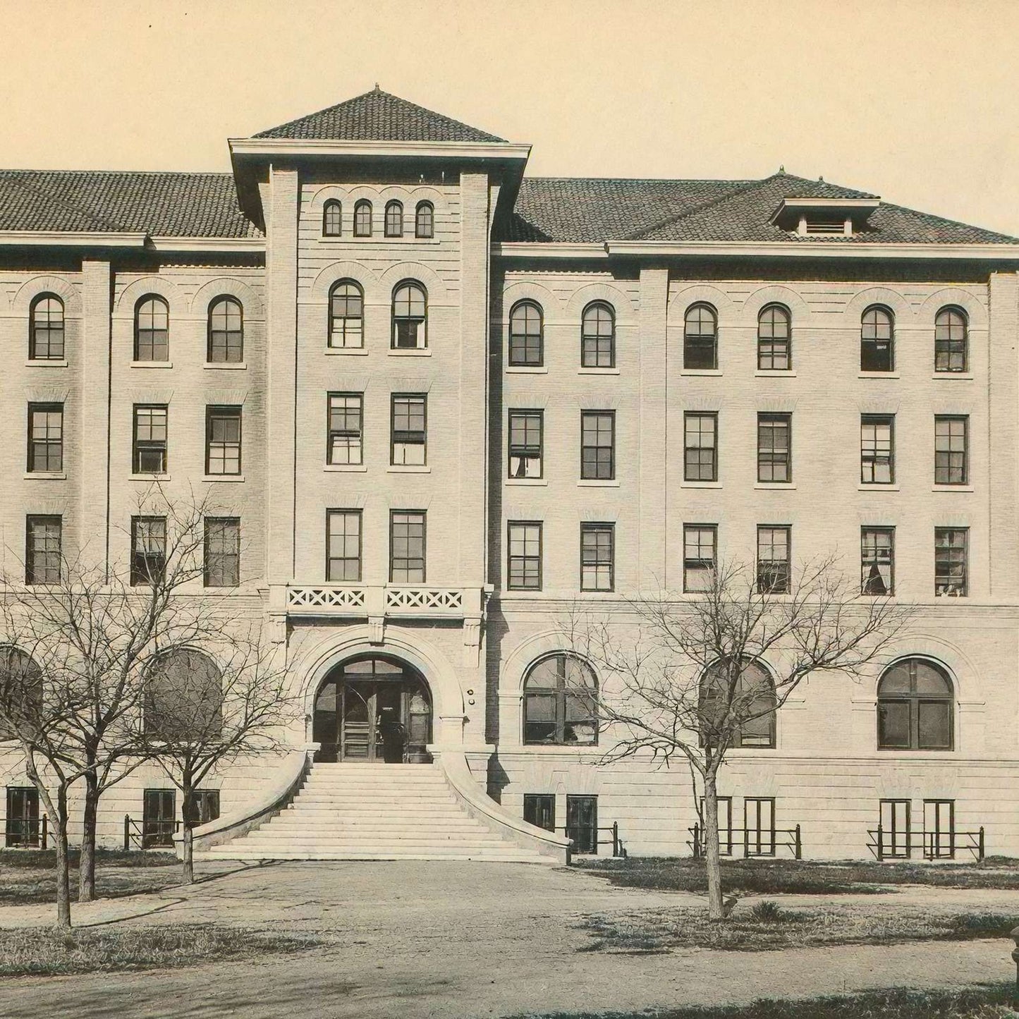 Woman's Building University of Texas in 1907 Vintage Print (7 Sizes)