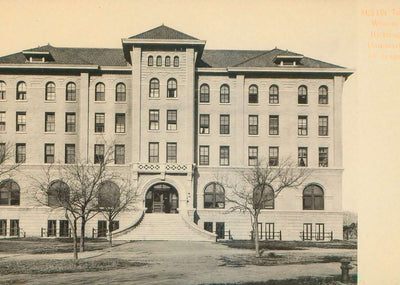 Woman's Building University of Texas in 1907 Vintage Print (7 Sizes)