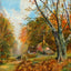 Autumn in the Boldrewood Hampshire in 1904 Art Print (7 Sizes) - Reproduction