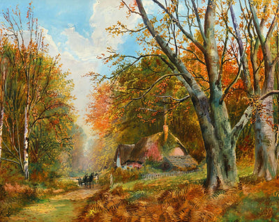 Autumn in the Boldrewood Hampshire art print
