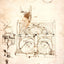 Automobile fine art print by Leonardo da Vinci (1480)