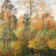 Autumn, Poplars 1894 Painting by Camille Pissarro Art Print (6 Sizes)