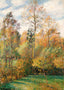 Autumn, Poplars 1894 Painting by Camille Pissarro Art Print (6 Sizes)