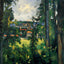 Auvers. View from Nearby Art Print 1877 Painting by Paul Cezanne (6 Sizes)