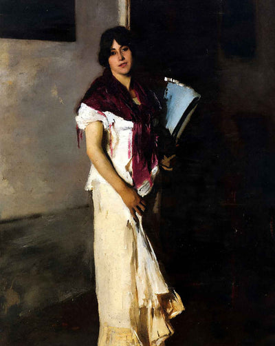 A Venetian Woman fine art print by John Singer Sargent (1882)